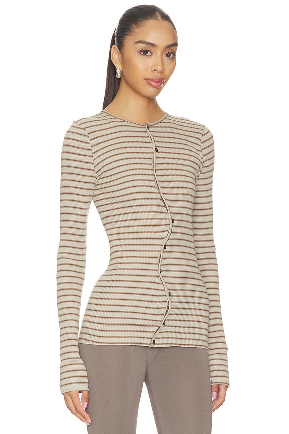 view 2 of 5 GILET CLAIRE in Stripes