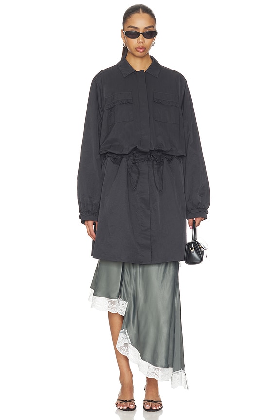 view 1 of 6 BLOUSON MILA in Black