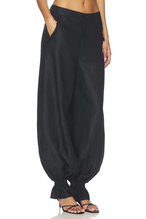 view 2 of 6 PANTALON GIA in Black