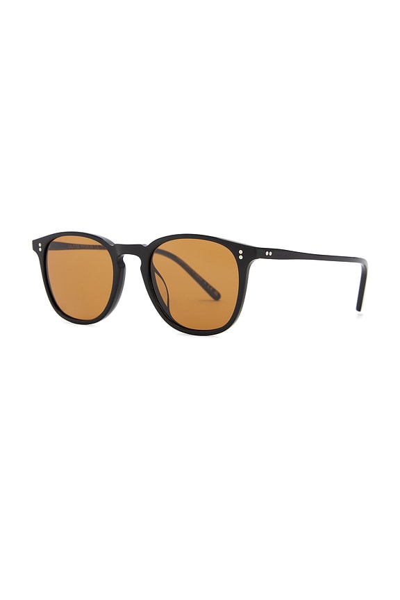 view 2 of 3 Finley 1993 Sunglasses in Black & Cognac