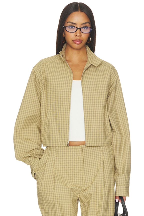 view 2 of 6 BLOUSON THE WORKWEAR in Tan & Black Plaid