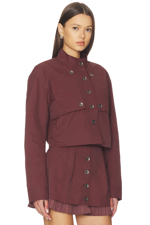 view 2 of 4 x REVOLVE Ayla Jacket in Burgundy