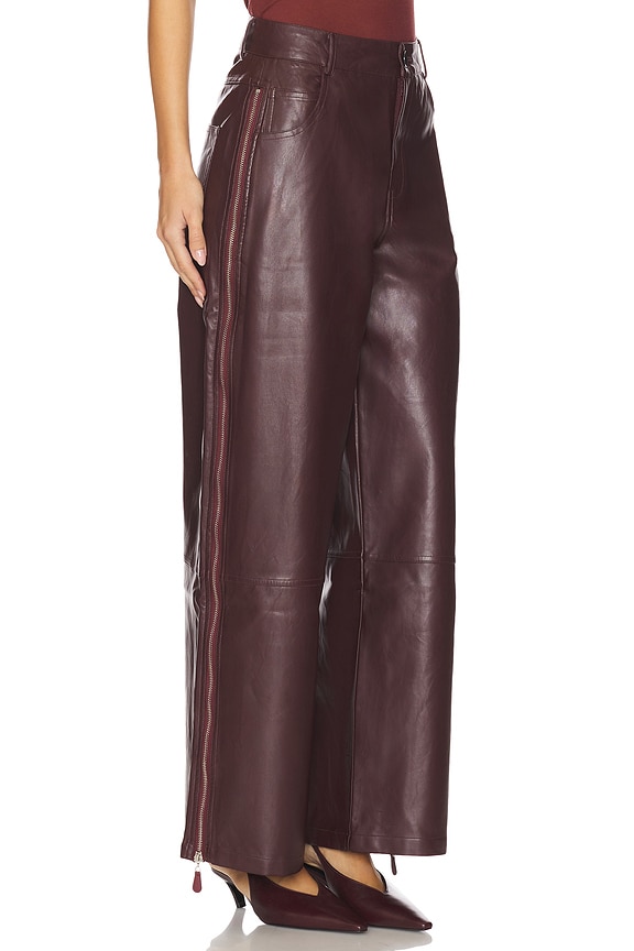 view 2 of 6 Norma Pant in Burgundy