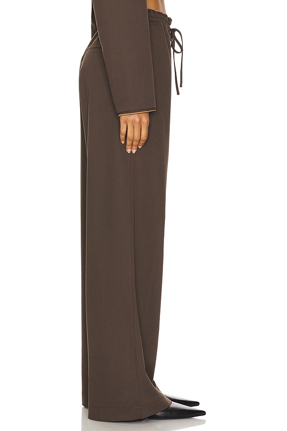 view 2 of 6 MADDIE ドローストリングパンツ in Brown