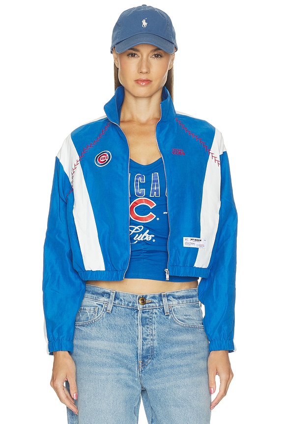 view 2 of 7 Chicago Cubs Lightweight Track Jacket in Chicago Cubs