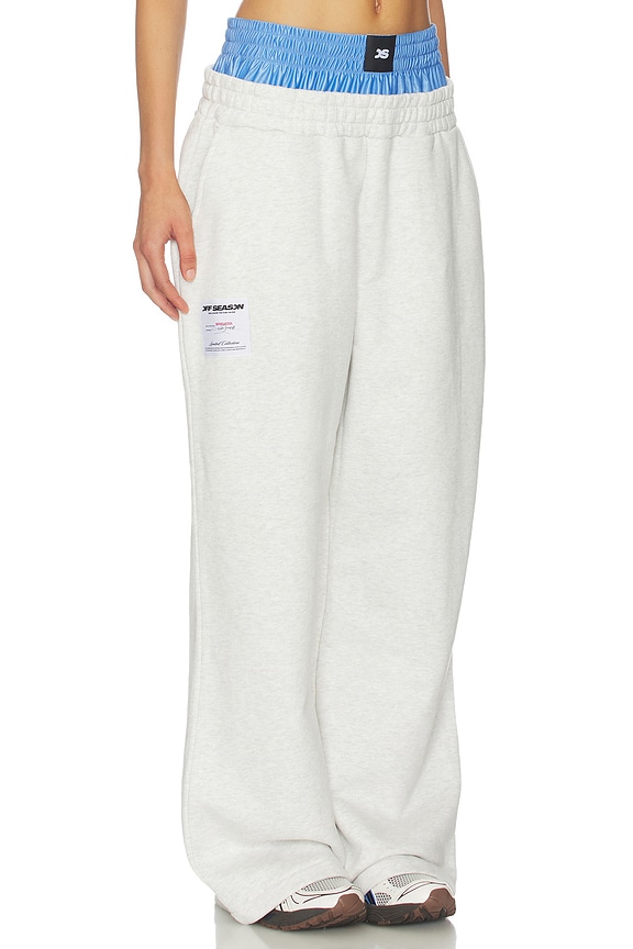 view 2 of 6 Layered Wide Pant in Grey