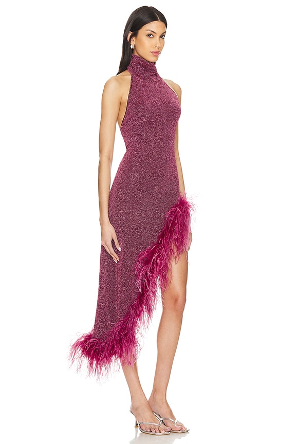 view 2 of 4 PLUMAGE 터틀넥 원피스 in Aubergine