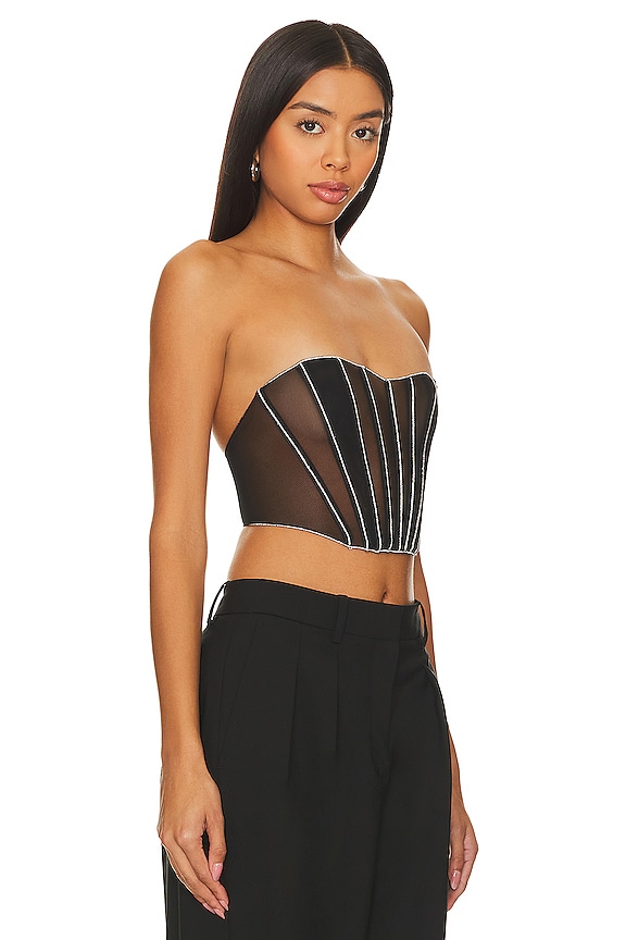 view 2 of 4 CORSÉ DE MALLA in Black