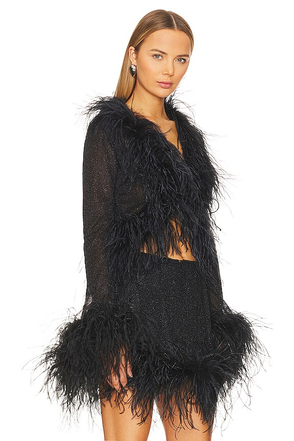 view 2 of 5 Lumiere Plumage Shirt in Black