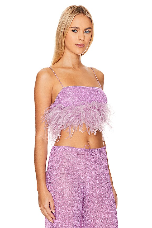 view 2 of 5 Lumiere Plumage Top in Glicine