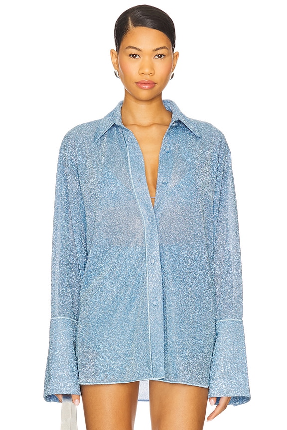 view 2 of 6 Lumiere Sleeves Shirt in Crystal