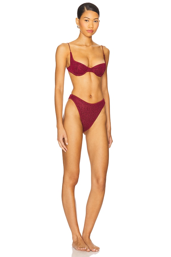 view 2 of 5 LUMIERE ビキニ in Burgundy