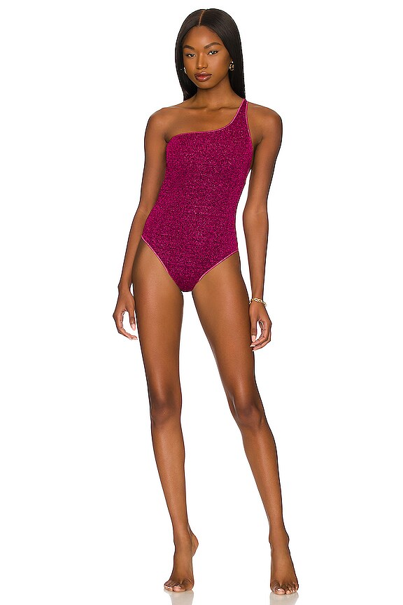 view 2 of 4 MAILLOT DE BAIN 1 PIÈCE in Dark Fucsia