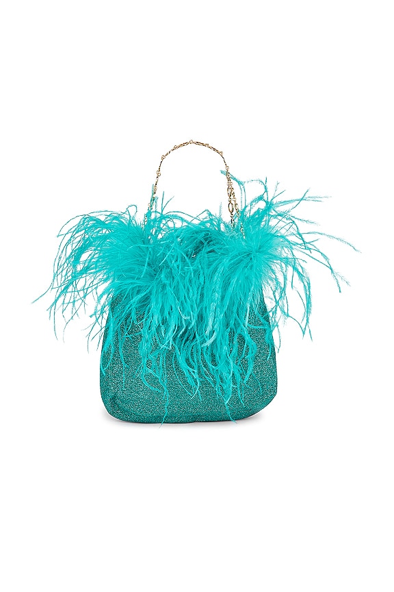 view 2 of 4 Lumiere Plumage Mini Bag in Aquamarine
