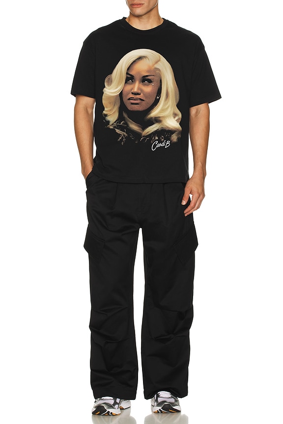 view 2 of 5 Cardi B Blonde Tee In Black in black