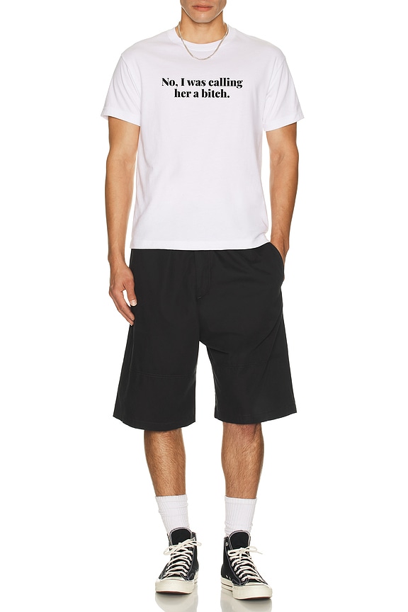 view 2 of 5 Cardi B White Tee In White in white