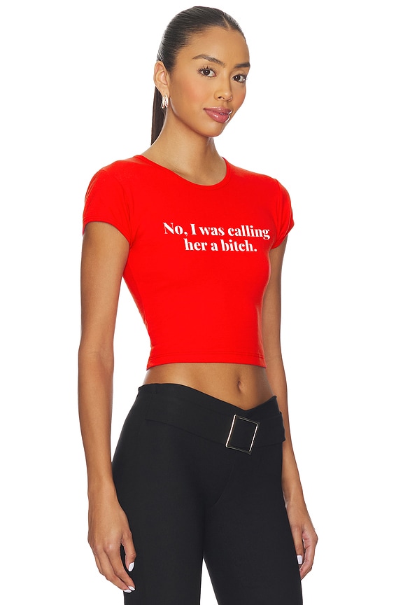 view 2 of 4 ФУТБОЛКА TEE in red