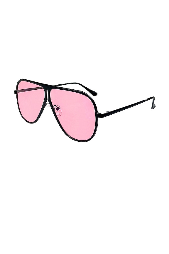 view 2 of 2 AVA サングラス in Black & Pink