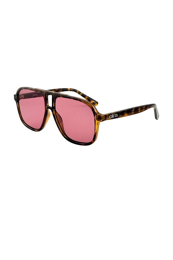 view 2 of 2 Quinn Sunglasses in Tortoiseshell & Pink