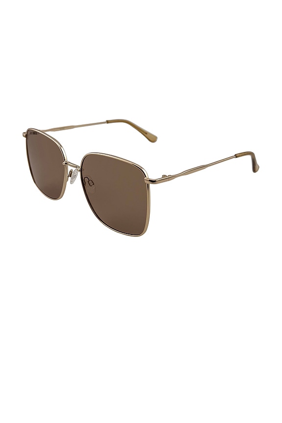 view 2 of 2 Florence Sunglasses in Gold & Brown