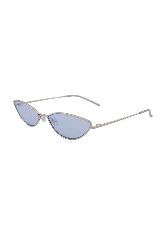 view 2 of 2 Sloane Sunglasses in Silver & Blue Mirror