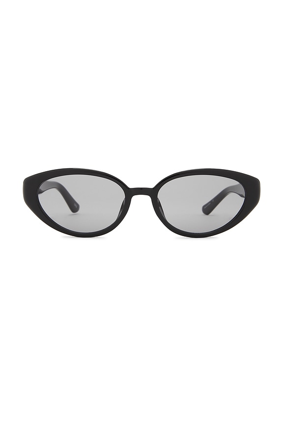 view 1 of 3 Greta Sunglasses in Black & Smoke