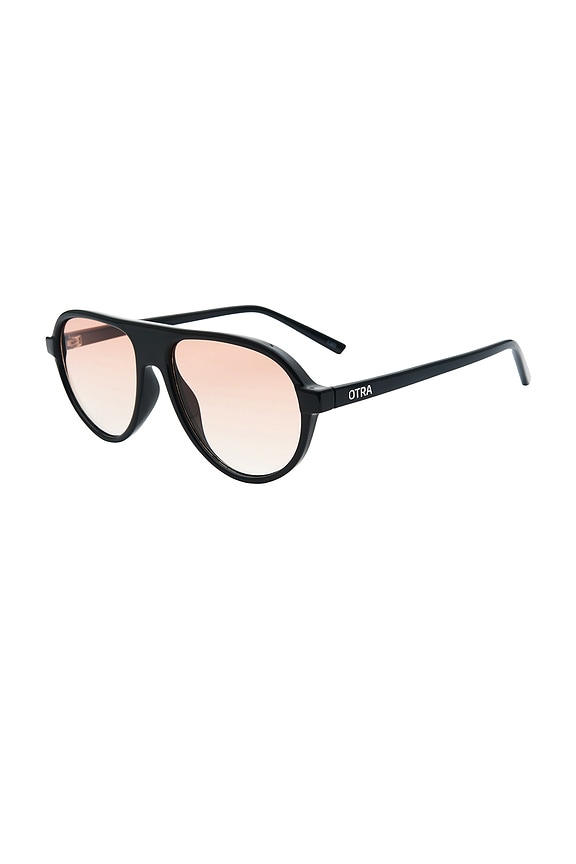 view 2 of 2 LUNETTES DE SOLEIL IGGY  in Black & Light Brown Fade
