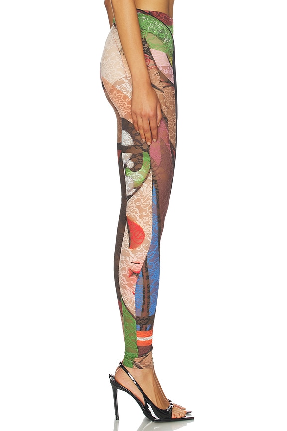 view 2 of 6 Sculpted Hip Strap Legging in Print