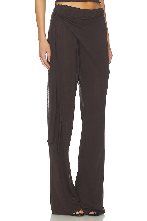 view 2 of 6 Linen Sweatpant in Brown