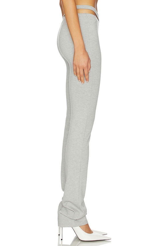 view 2 of 6 Ada Leggings in Grey Pinstripe