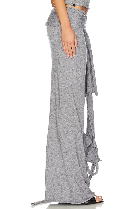 view 2 of 6 Drape Strap Skirt in Grey