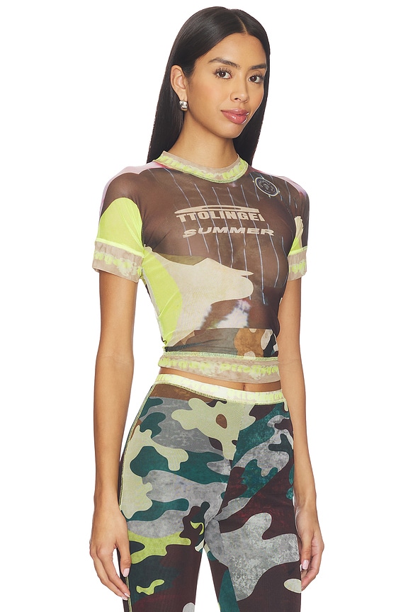 view 2 of 4 Mesh Otto T-Shirt in Morph Camo in Print