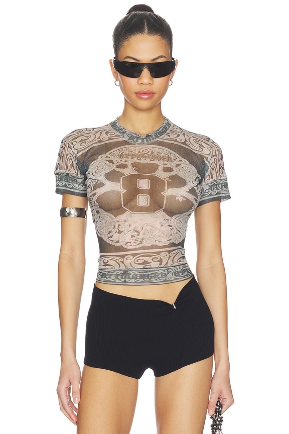 view 1 of 4 Mesh T-shirt in Black