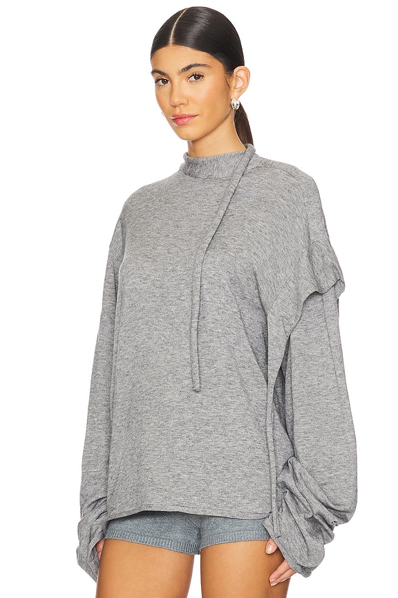 view 2 of 4 Strap Loose Tee in Grey