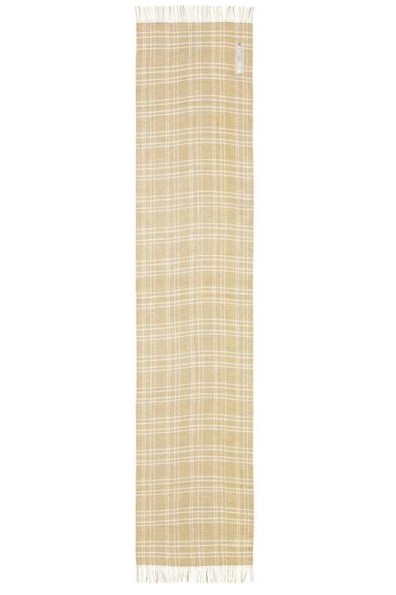 view 2 of 3 PAÑUELO in Walnut Grid Sparse Tencel