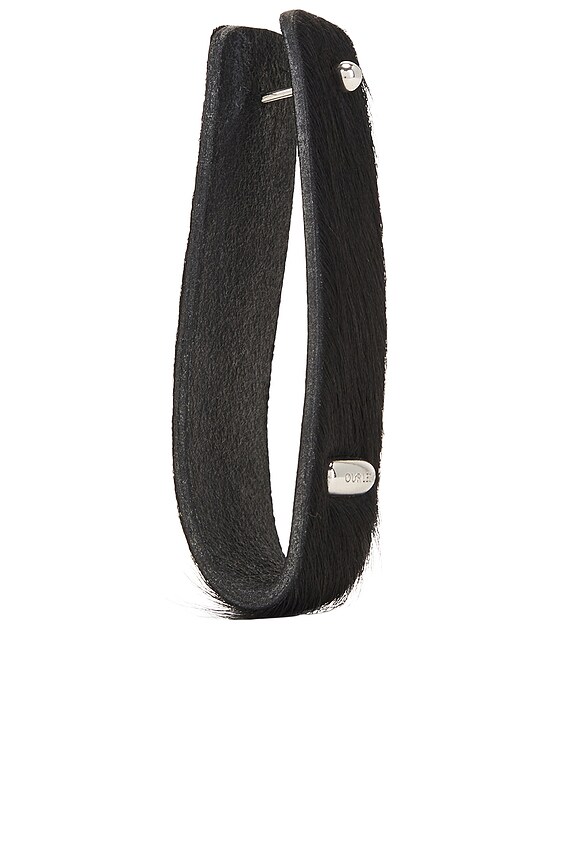 view 2 of 2 LLAVERO PIERCED in Black Hair On Hide