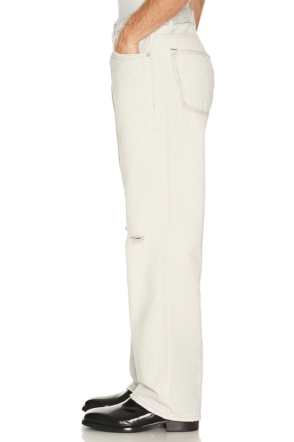 view 2 of 5 Third Cut Denim Jean in Digital Coffe Print