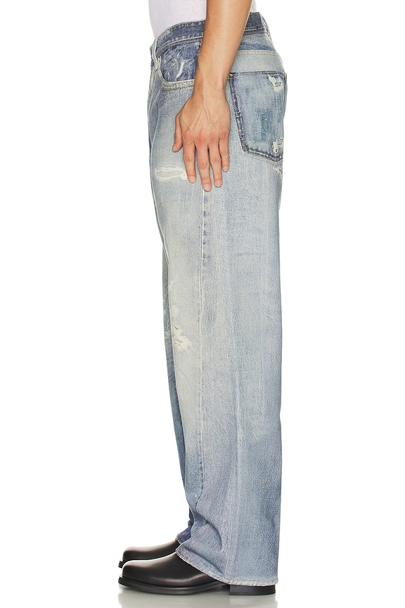 view 2 of 4 Third Cut in Digital Denim Print