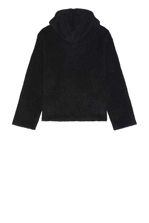 view 2 of 4 FULL パーカー in Black Hairy Wool