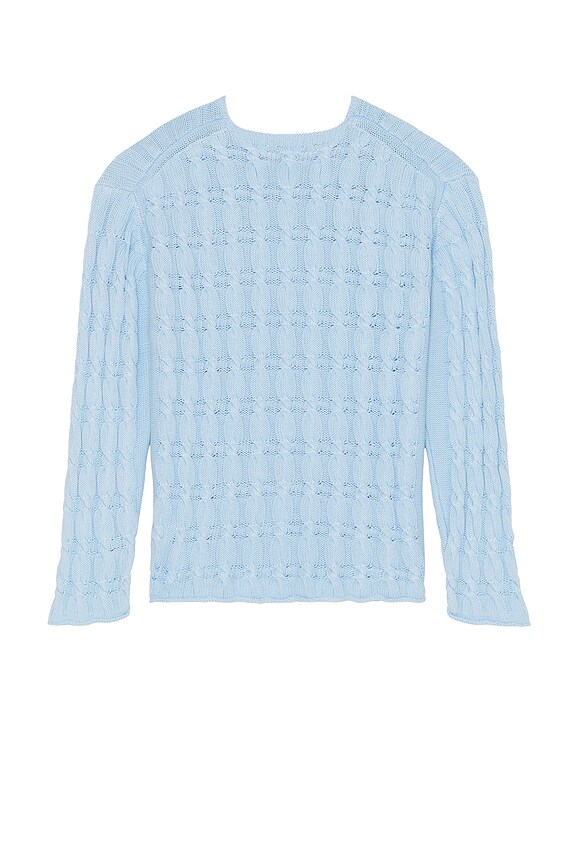 view 2 of 4 Rigid Popover in Natural Dye Sky Dry Cotton