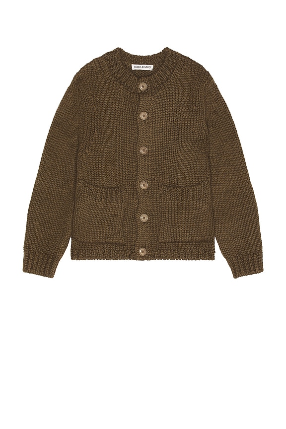 Our Legacy Over Cardigan in Olive | REVOLVE