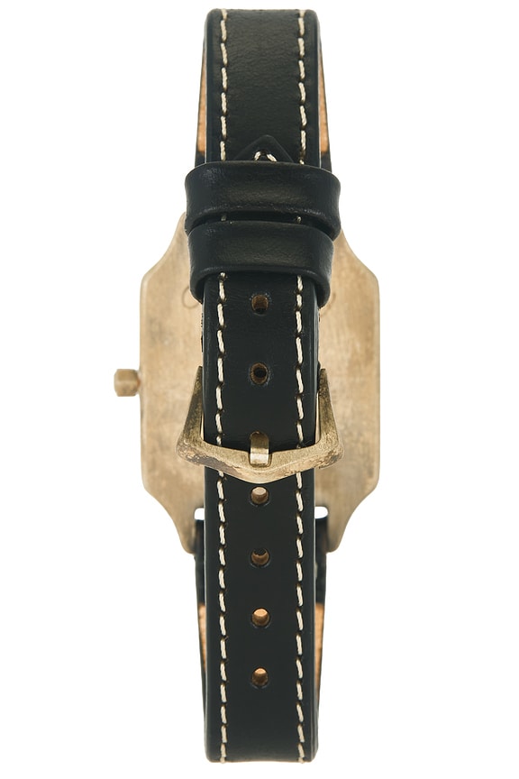 view 2 of 6 No Time Watch in Sterling Silver Black Strap