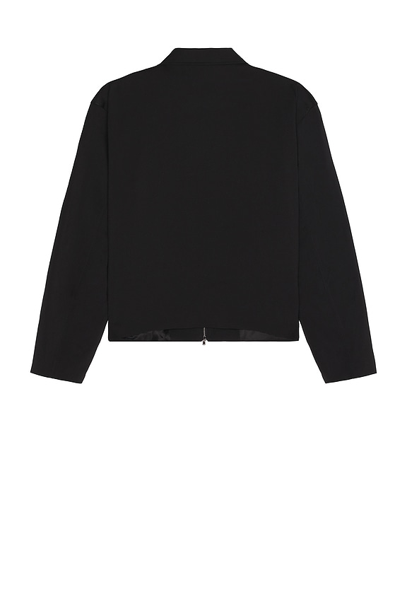 view 2 of 4 Mini Jacket in Black Worsted Wool