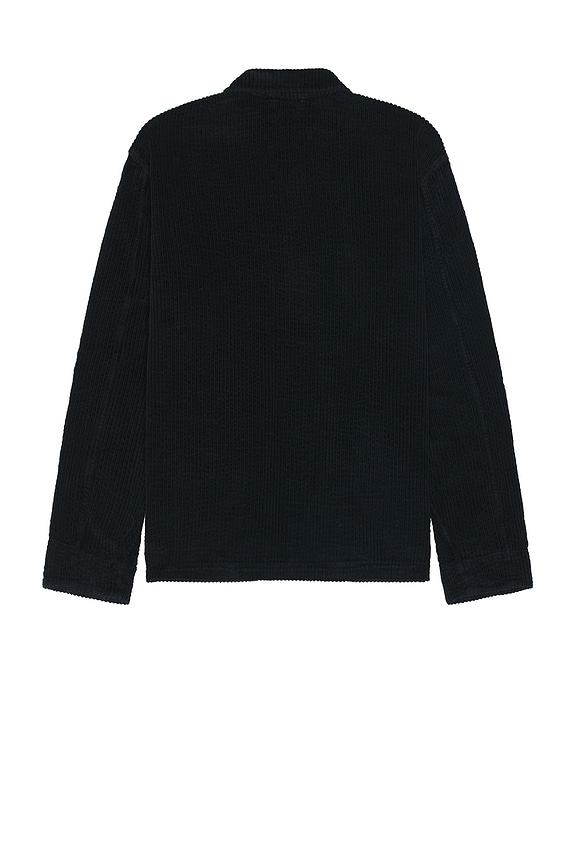 view 2 of 3 КУРТКА in Worn Black Rustic Cord