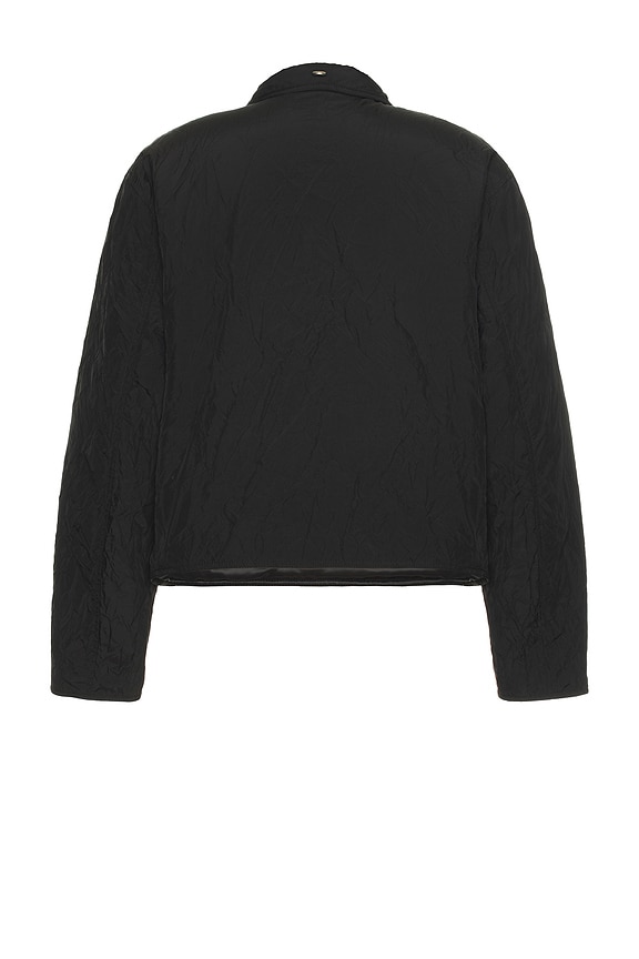 view 2 of 3 Slight Full Zip Jacket in Shining Black Crinkle Solaro