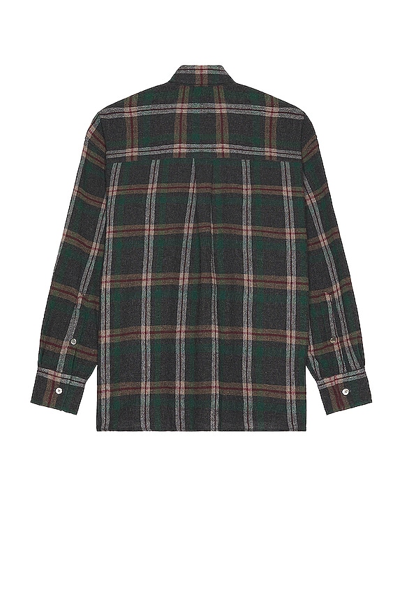 view 2 of 4 CAMISA in Green Pub Check