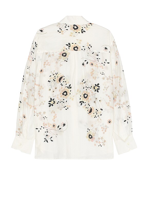 view 2 of 3 Above Shirt in Eastern Flower Print