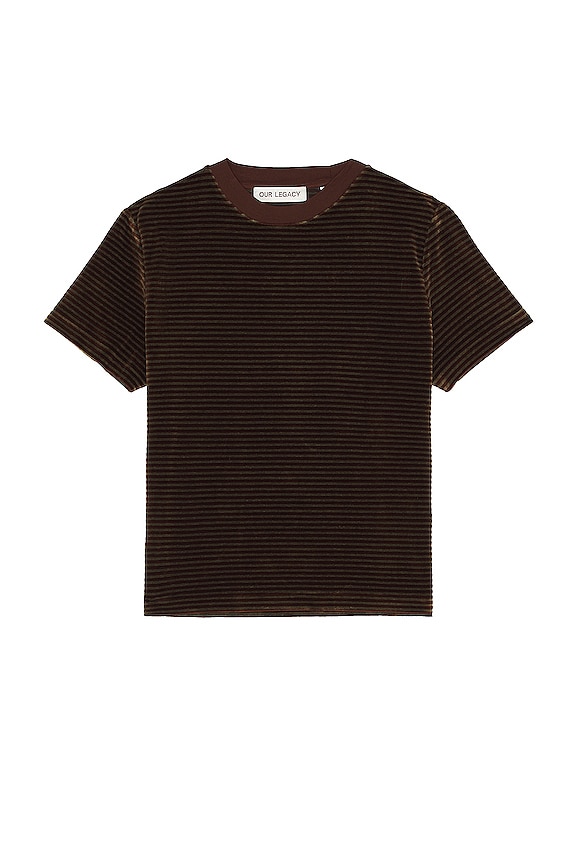 view 1 of 4 Hover T-Shirt in Scoobie Stripe Velour