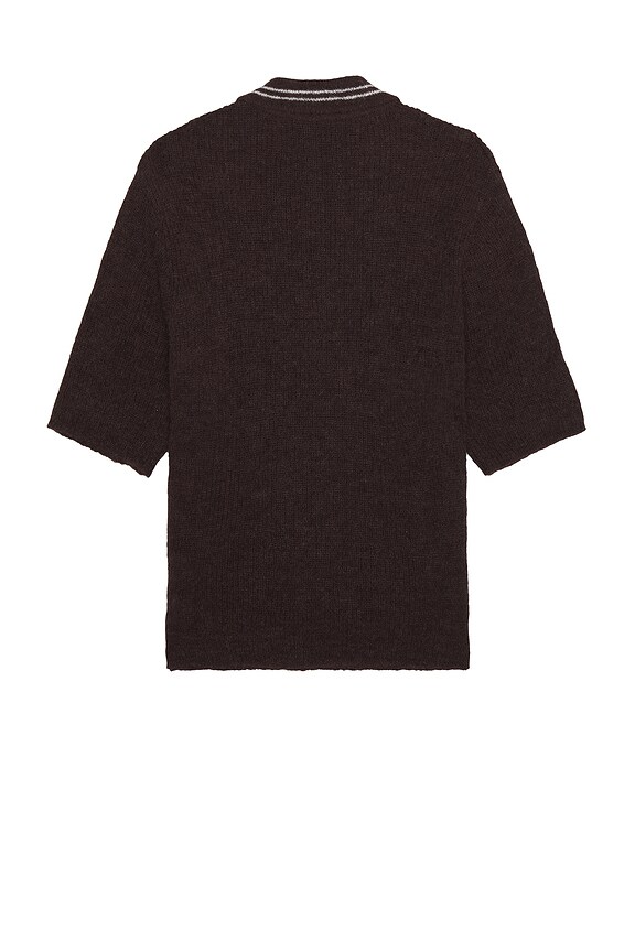 view 2 of 3 TRADITIONAL ポロシャツ in Euro Eggplant Fuzzy Alpaca