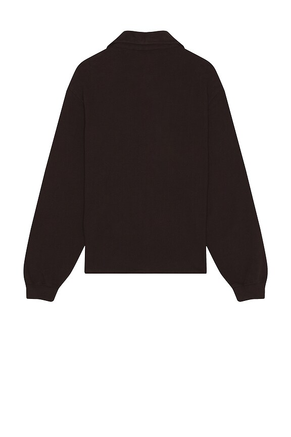 view 2 of 3 T-SHIRT MANCHES LONGUES RECOVERY in Deep Brown Fuzzy Fleece